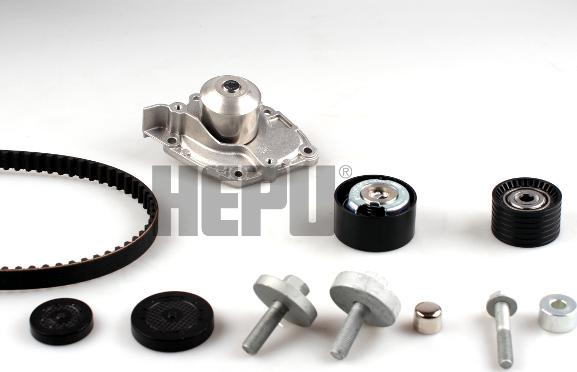 Hepu PK09550 - Water Pump & Timing Belt Set onlydrive.pro