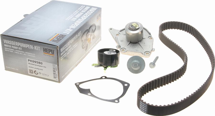 Hepu PK09580 - Water Pump & Timing Belt Set onlydrive.pro