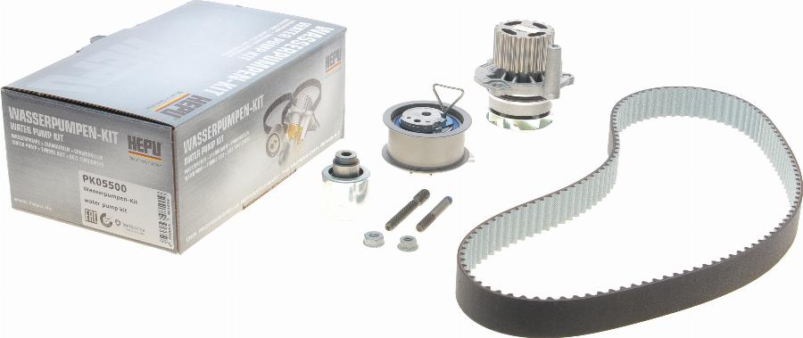 Hepu PK05500 - Water Pump & Timing Belt Set onlydrive.pro