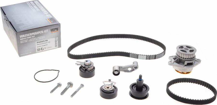 Hepu PK05570 - Water Pump & Timing Belt Set onlydrive.pro