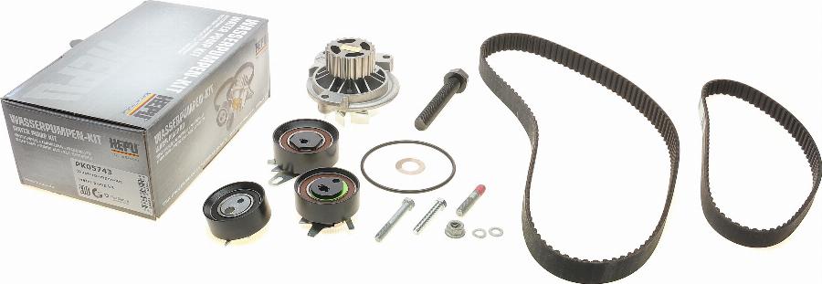 Hepu PK05743 - Water Pump & Timing Belt Set onlydrive.pro