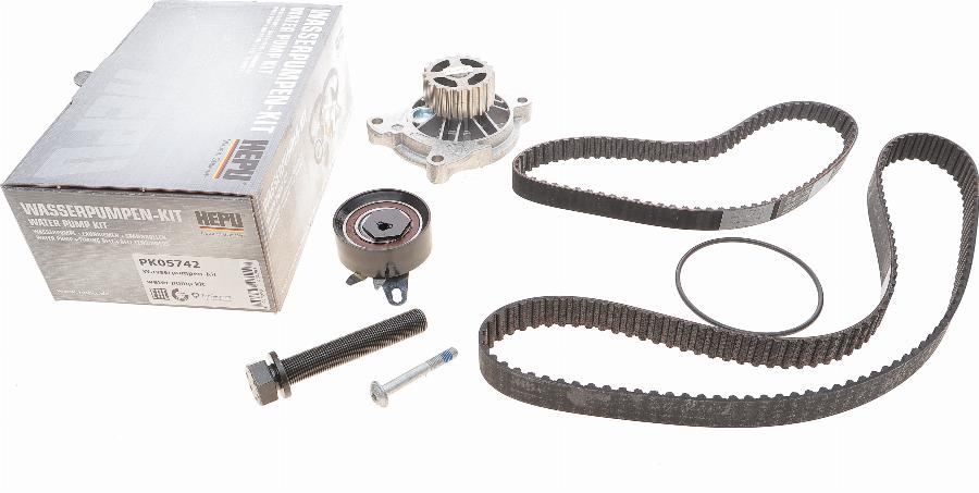 Hepu PK05742 - Water Pump & Timing Belt Set onlydrive.pro