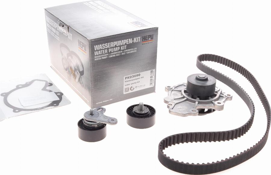 Hepu PK03690 - Water Pump & Timing Belt Set onlydrive.pro