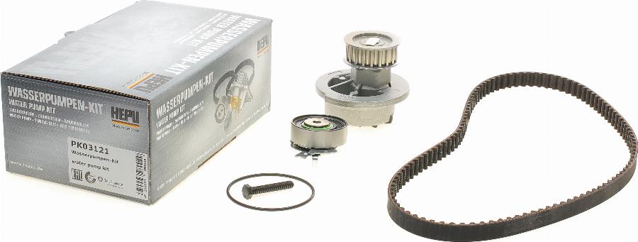 Hepu PK03121 - Water Pump & Timing Belt Set onlydrive.pro