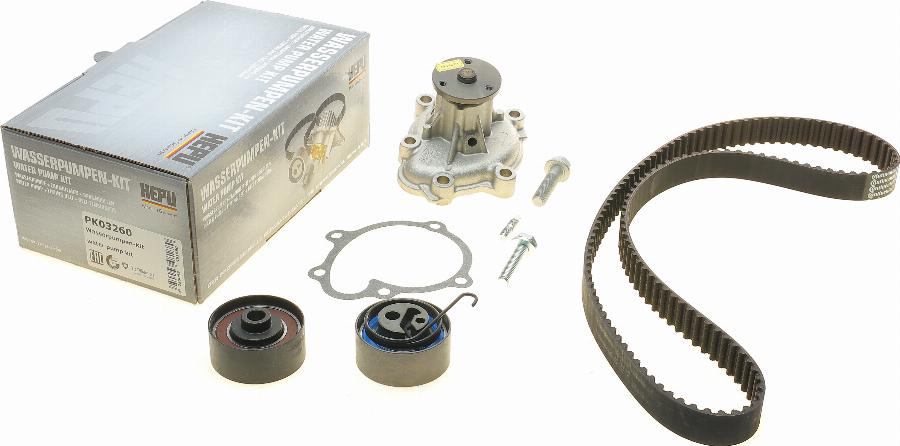 Hepu PK03260 - Water Pump & Timing Belt Set onlydrive.pro