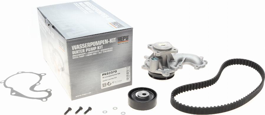 Hepu PK02370 - Veepump + hammasrihmakomplekt onlydrive.pro