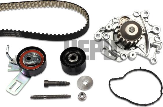 Hepu PK19010 - Water Pump & Timing Belt Set onlydrive.pro