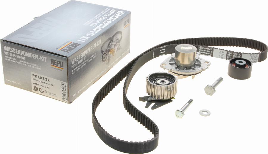 Hepu PK10552 - Water Pump & Timing Belt Set onlydrive.pro