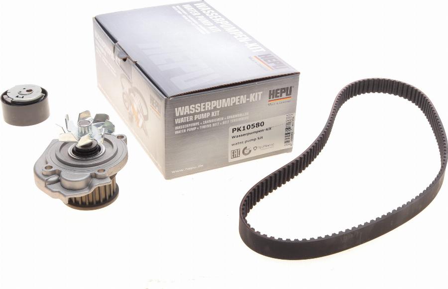 Hepu PK10580 - Water Pump & Timing Belt Set onlydrive.pro