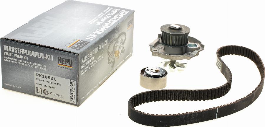 Hepu PK10581 - Water Pump & Timing Belt Set onlydrive.pro