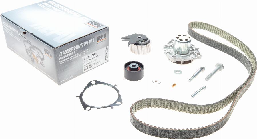 Hepu PK10893 - Water Pump & Timing Belt Set onlydrive.pro