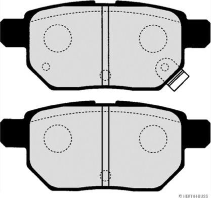 TOYOTA 04466YZZF1 - Brake Pad Set, disc brake onlydrive.pro