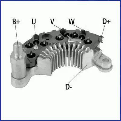 Hitachi 139576 - Rectifier, alternator onlydrive.pro