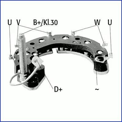 Hitachi 139084 - Rectifier, alternator onlydrive.pro