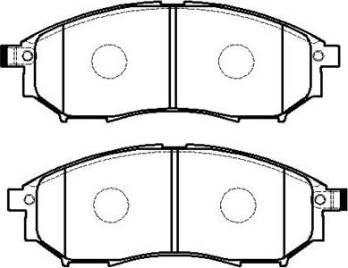 Oyodo 10H1046-OYO - Brake Pad Set, disc brake onlydrive.pro