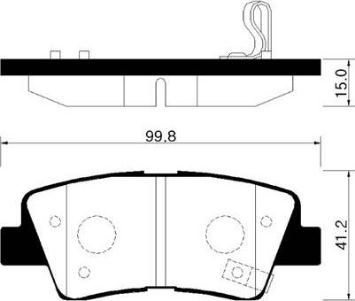 AISIN BPHY-2008 - Piduriklotsi komplekt,ketaspidur onlydrive.pro