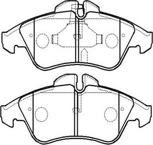 Mercedes-Benz 0024203920 - Brake Pad Set, disc brake onlydrive.pro