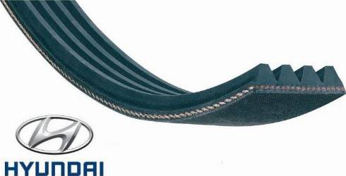 Hyundai 97713-2D100 - V-Ribbed Belt onlydrive.pro
