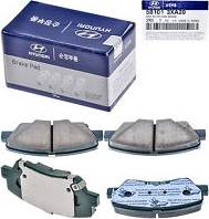 Hyundai 581013XA20 - Brake Pad Set, disc brake onlydrive.pro