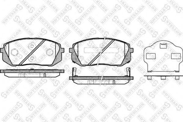 Hyundai 58101-2YA50 - Тормозные колодки, дисковые, комплект onlydrive.pro