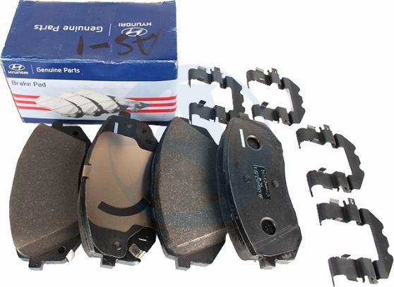 Hyundai 58101-D7A50 - Brake Pad Set, disc brake onlydrive.pro