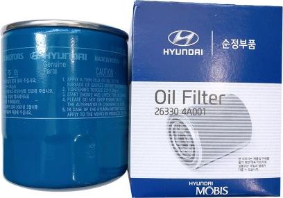 Hyundai 263304A001 - Oil Filter onlydrive.pro