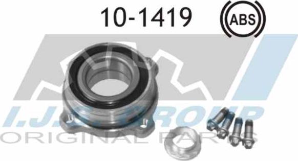 IJS GROUP 10-1419 - Bearing Kit, wheel hub onlydrive.pro