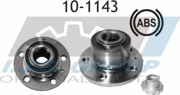 IJS GROUP 10-1143 - Bearing Kit, wheel hub onlydrive.pro