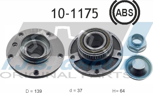 IJS GROUP 10-1175 - Bearing Kit, wheel hub onlydrive.pro