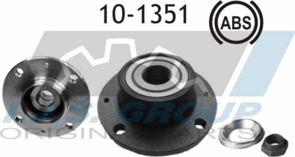 IJS GROUP 10-1351 - Bearing Kit, wheel hub onlydrive.pro