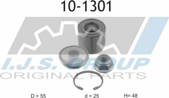 IJS GROUP 10-1301 - Bearing Kit, wheel hub onlydrive.pro