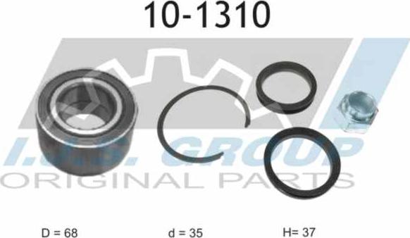 IJS GROUP 10-1310 - Bearing Kit, wheel hub onlydrive.pro