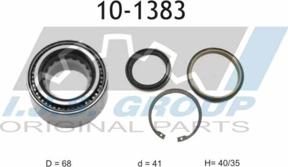 IJS GROUP 10-1383 - Bearing Kit, wheel hub onlydrive.pro