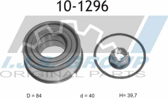 IJS GROUP 10-1296 - Комплект подшипника, ступицы колеса onlydrive.pro