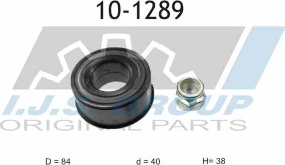 IJS GROUP 10-1289 - Bearing Kit, wheel hub onlydrive.pro