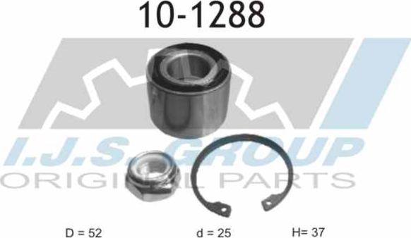 IJS GROUP 10-1288 - Bearing Kit, wheel hub onlydrive.pro