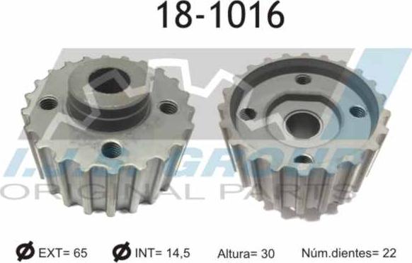 IJS GROUP 18-1016 - Gear, crankshaft onlydrive.pro