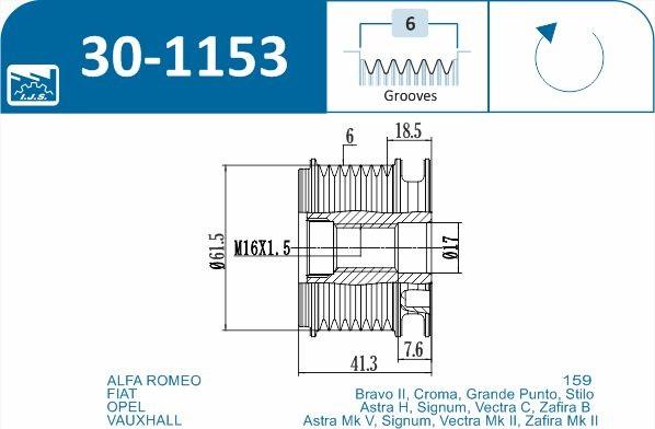 IJS GROUP 30-1153 - Rihmaratas,generaator onlydrive.pro