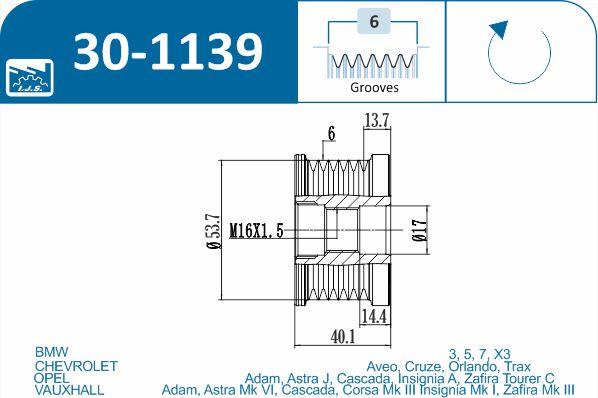 IJS GROUP 30-1139 - Rihmaratas,generaator onlydrive.pro