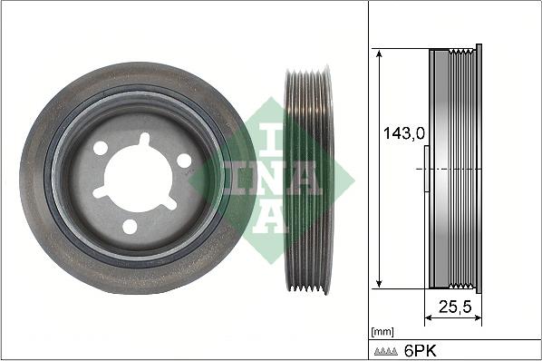 INA 544 0145 10 - Piedziņas skriemelis, Kloķvārpsta onlydrive.pro