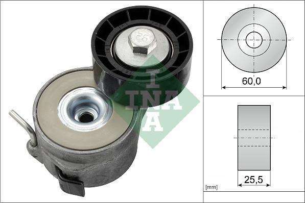 INA 534 0400 10 - Belt Tensioner, v-ribbed belt onlydrive.pro