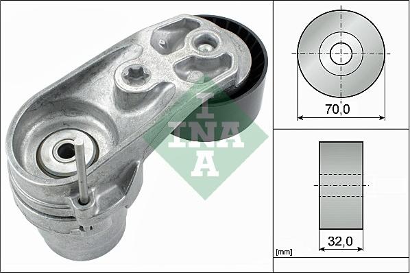 INA 534 0433 10 - Натяжитель, поликлиновый ремень onlydrive.pro