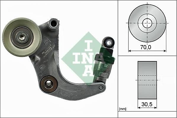 INA 534 0534 10 - Siksnas spriegotājs, Ķīļsiksna onlydrive.pro