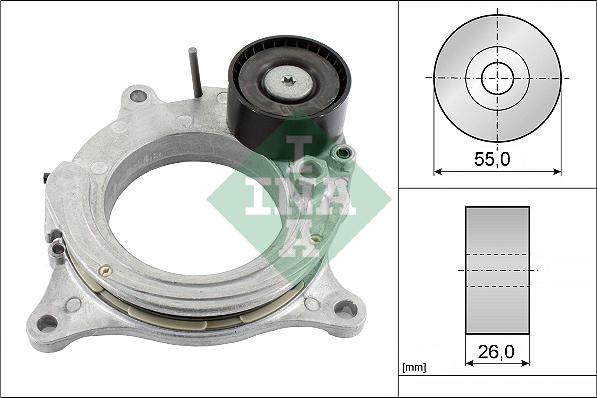 INA 534 0692 10 - Belt Tensioner, v-ribbed belt onlydrive.pro