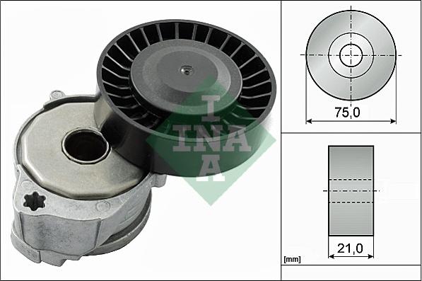 INA 534 0604 10 - Натяжитель, поликлиновый ремень onlydrive.pro