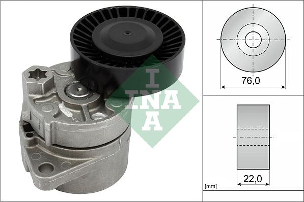 INA 534 0018 10 - Belt Tensioner, v-ribbed belt onlydrive.pro