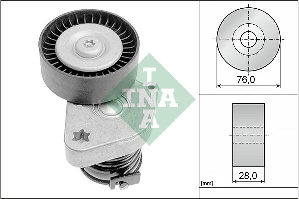 INA 534 0081 30 - Belt Tensioner, v-ribbed belt onlydrive.pro