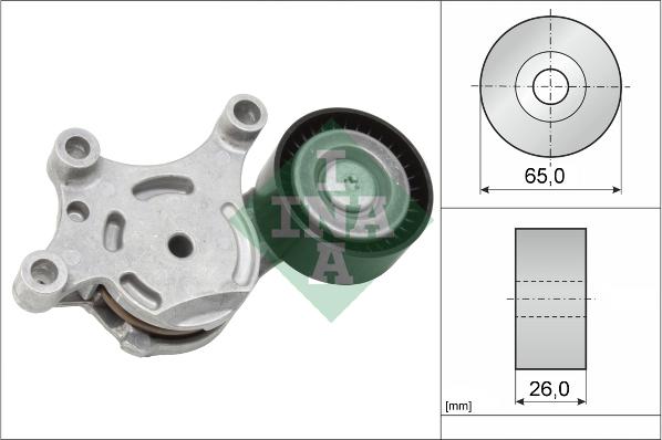 INA 534 0075 20 - Belt Tensioner, v-ribbed belt onlydrive.pro