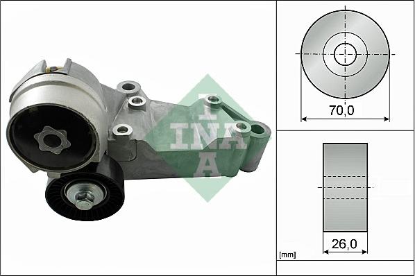 INA 534 0146 10 - Belt Tensioner, v-ribbed belt onlydrive.pro