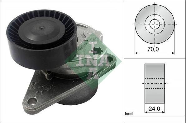 INA 534 0103 10 - Натяжитель, поликлиновый ремень onlydrive.pro